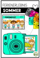 Vorschau - Arbeitsblätter - Sommerferien Ferienerlebnis Kamera - Sommerrückblick - Deckblatt