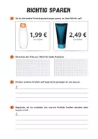 Vorschau - Arbeitsblätter - Gesellschaft und Wirtschaft⎮Spartipps und Preisvergleich ideal für Produktives Lernen in Klasse 8 und 9 - Seite 1