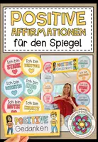 Vorschau - Mal- und Bastelvorlagen - Positive Affirmationen (für den Spiegel) - Deckblatt