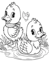 Aperçu - Feuilles d'exercices - Wildlife Adventures Coloring Bundle: Sea, Winter, Forest & Horses. - Page 2