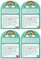 Vorschau - Mal- und Bastelvorlagen - Abschiedsgeschenk: Regenbogen (Abschied Grundschule Klasse 4) - Seite 2