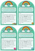 Vorschau - Mal- und Bastelvorlagen - Abschiedsgeschenk: Regenbogen (Abschied Grundschule Klasse 4) - Seite 3