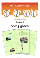 Vorschau - Arbeitsblätter - Going green / Environment (Crossword) - Deckblatt