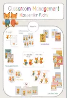 Vorschau - Poster - Classroom Management Klassentier Fuchs - Deckblatt