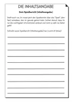 Vorschau - Arbeitsblätter - Inhaltsangabe - eine Einführung - Seite 3