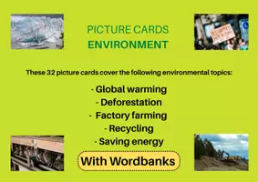 Vorschau - Präsentationen/Tafelbilder - Environment - Picture Cards - Seite 1
