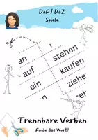 Vorschau - Spiele - Materialpaket 'Trennbare Verben' - Seite 1