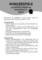 Vorschau - Arbeitsblätter - Die Tribute von Panem: Die Frage nach Demokratie (differenziert, Gruppenarbeit) - Seite 1
