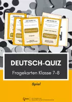 Vorschau - Spiele - Spiel: Deutsch-Quiz Klasse 7/8 #sommerferien - Deckblatt
