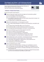 Vorschau - Arbeitsblätter - Modul 1: Grundlagen KLR - Finanzbuchführung vs. KLR - Seite 1