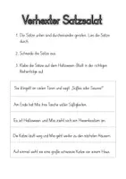 Vorschau - Unterrichtsreihen - Halloween 2. Klasse Leseförderung - Seite 1