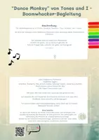 Vorschau - Poster - "Dance Monkey" von Tones and I - Boomwhacker, Xylofon, Glockenspiel - Seite 1
