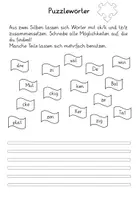 Vorschau - Arbeitsblätter - "ck und tz": Arbeitsblätter (differenziert, Lerntheke) - Seite 3