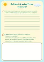 Vorschau - Unterrichtsreihen - Schreibanlass Sommerferien - Kreatives Schreiben - Seite 2