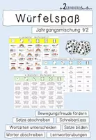 Vorschau - Arbeitsblätter - Würfelspaß - Deckblatt