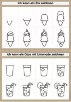 Vorschau - Arbeitsblätter - Sommer Kunst Grundschule | Schritt-für-Schritt Anleitungen | Zeichnen Klasse 1-2 - Seite 3
