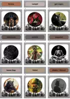 Vista previa - Tarjetas / Manipulativos - Halloween en català - Associa les paraules amb la fotografia - página 1