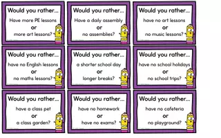 Vorschau - Spiele - Would you rather..? - School Edition - Seite 1