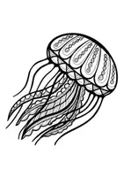 Vorschau - Mal- und Bastelvorlagen - Mandalas Thema Quallen - Grundschule - Bastelvorlagen - Seite 3