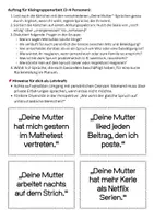 Vorschau - Stundenentwürfe - Soziales Lernen - Was steckt hinter „Deine Mutter“-Sprüchen - Konfliktmanagement - Seite 3