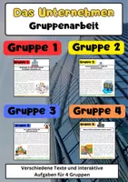 Vorschau - Arbeitsblätter - Das Unternehmen Gruppenarbeit: Strukturen & Formen - Deckblatt