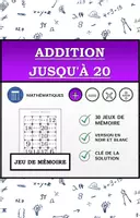 Aperçu - Feuilles d'exercices - Jeu de mémoire | Addition jusqu'à 20 | Activité Mathématique - Page de couverture