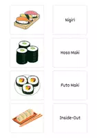 Vorschau - Spiele - Projektwoche - Sushi selbst herstellen (Paare finden) - Deckblatt