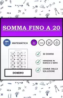 anteprima - Esercizi - Domino | Somma fino a 20 | Attività Matematica - Pagina di copertina