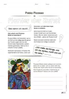 Vorschau - Arbeitsblätter - KUNST 🧑🎨 Pablo Picasso & seine Zeitgenossen im Kubismus - Seite 2