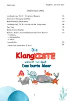 Vorschau - Arbeitsblätter - KlangKISTE: Das bunte Meer - Kita & Grundschul-Projekt mit umfangreicher Materialsammlung inklusive farbiger Kopiervorlagen, Noten und mehr! - Seite 3