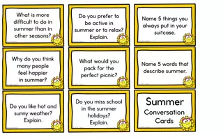 Vorschau - Spiele - Summer - Conversation Cards - Seite 3