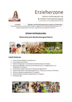 Vorschau - Stundenentwürfe - Teilstrukturierte Beobachtungsverfahren, Lernfeld 4: Bildungs- und Entwicklungsprozesse anregen und unterstützen - Deckblatt