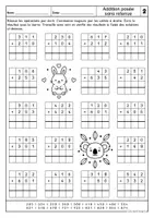 Aperçu - Feuilles d'exercices - Kit pédagogique: Addition et soustraction posées - Deux cahiers d’exercices - Page 3