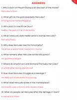 Vorschau - Arbeitsblätter - Movie Guide: Hercules (1997) - Questions and Activities with Answers - Seite 3