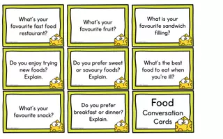 Aperçu - Jeux - Food - Conversation Cards - Page 3
