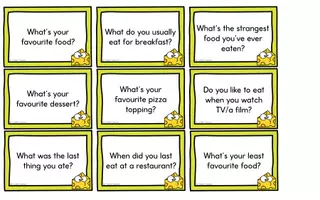 anteprima - Giochi - Food - Conversation Cards - Pagina 1