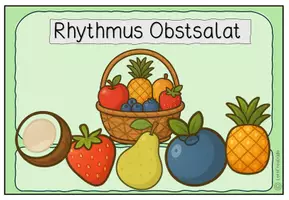 Vorschau - Arbeitsblätter - Rhythmusbausteine Obstsalat - Seite 3