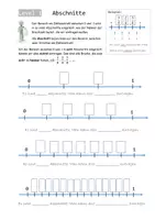 Vorschau - Arbeitsblätter - Niveau E (Gymnasialabschluss) - Brüche am Zahlenstrahl darstellen und vergleichen - Deckblatt