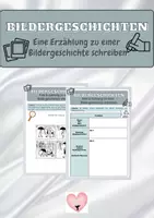 Vorschau - Arbeitsblätter - Bildergeschichten - Deckblatt