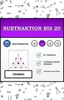 Vorschau - Arbeitsblätter - Trimino | Subtraktion bis 20 | Mathematik-Aktivität - Deckblatt