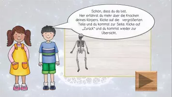 Vorschau - Präsentationen/Tafelbilder - Mein Körper - Skelett - interaktiv - Seite 1