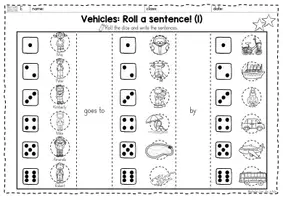 Vista previa - Hojas de trabajo - Vehicles - teaching material (inglés) - página 2