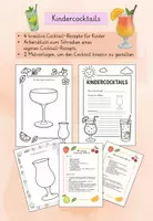 Vorschau - Arbeitsblätter - Rezepte für Kindercocktails schreiben - Deckblatt