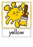 Vista previa - Tarjetas / Manipulativos - Flashcards - colours (inglés) - página 1