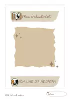 Vorschau - Stundenentwürfe - Ich und andere - Gedankenheft - freies Schreiben - Seite 1