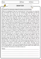Vorschau - Arbeitsblätter - Induktion Physik Arbeitsblätter mit Lösungen Lesetext - Seite 1