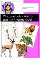Vorschau - Arbeitsblätter - Sparpaket zu "wild animals Africa" Englisch Grundschule - Seite 1