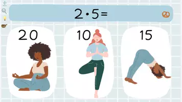 Vorschau - Präsentationen/Tafelbilder - Matheyoga kleines 1x1 gemischte Aufgaben Nr. 4: Einmaleins - Seite 3