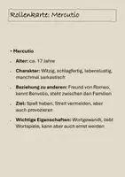 Vorschau - Arbeitsblätter - Romeo und Julia szenisches Spiel und Rollenspiel - Seite 3