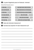 Vorschau - Arbeitsblätter - Wörtliche Rede kleinschrittig üben - Seite 2